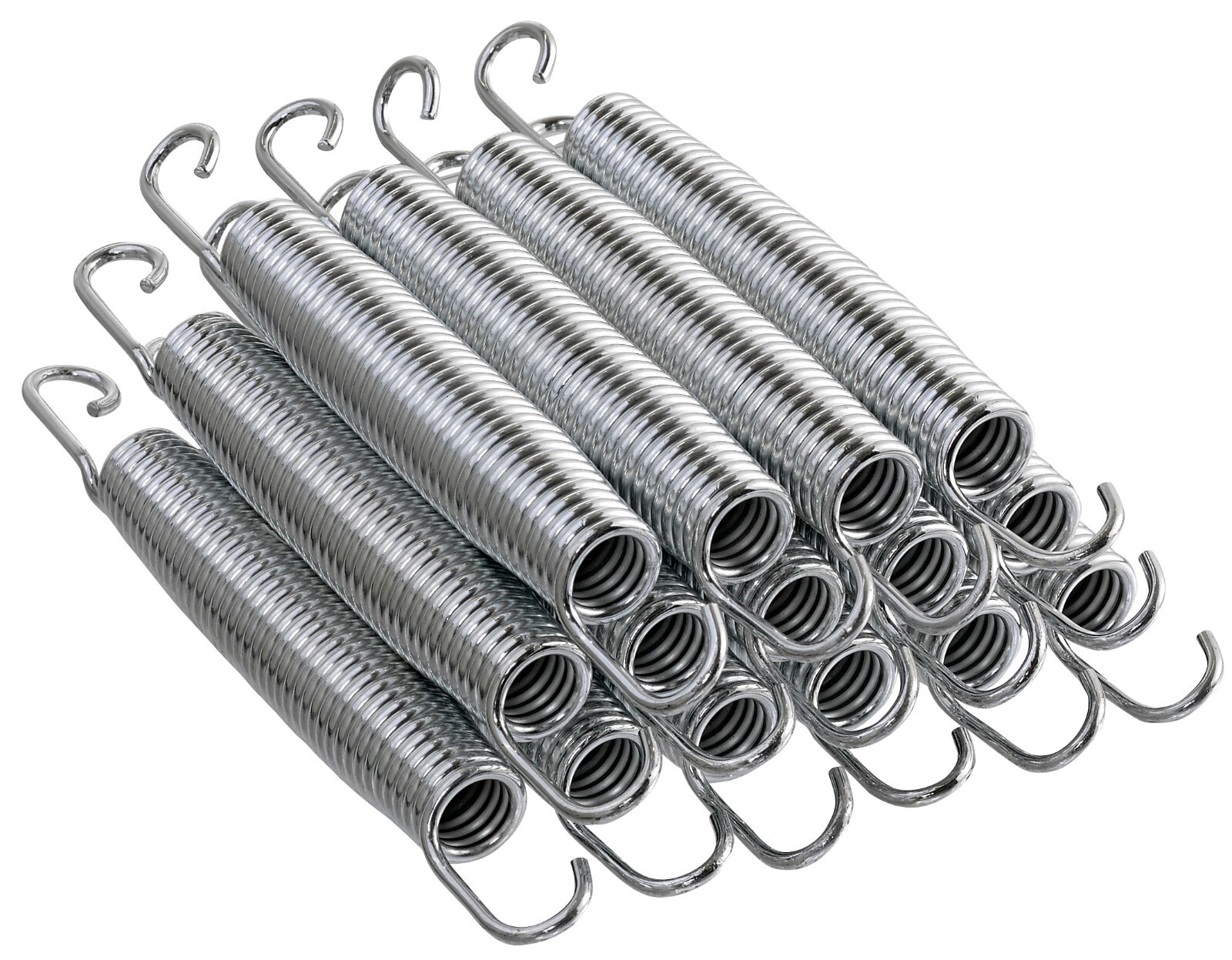Trampoline Replacement Springs from 3.5" to 9" Heavy-Duty Galvanised - Set of 15