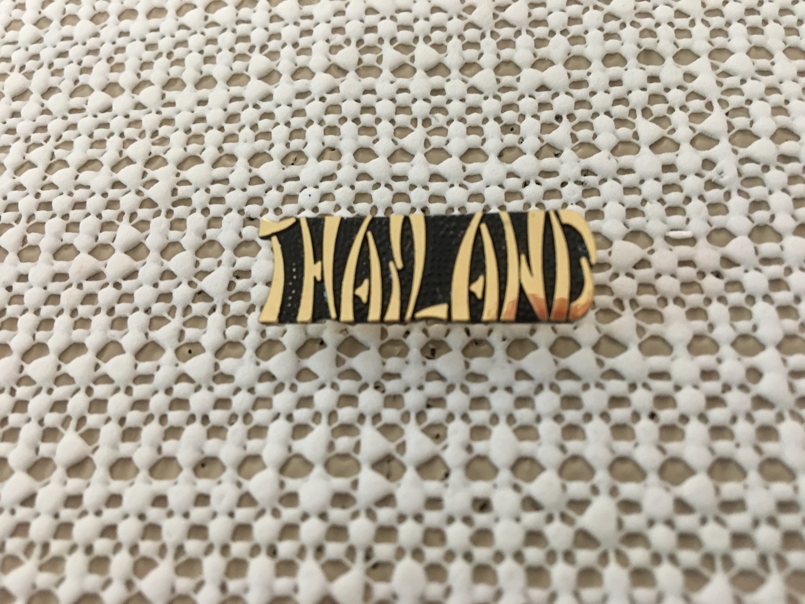 THAILAND SCRIPT HAT PIN