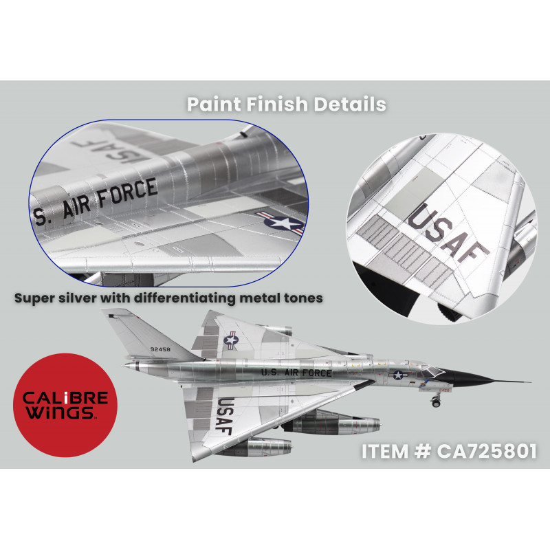 CA725801 B-58A Hustler Bendix Trophy Winner Calibre Wings 1:72 Diecast