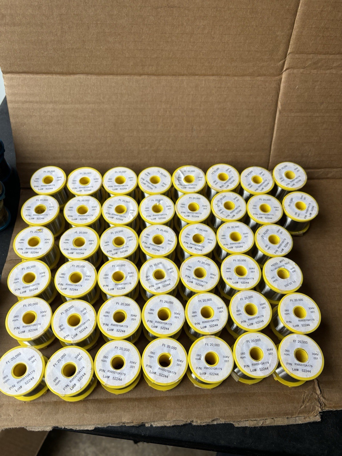 Ultra-Fine Stainless Steel Wire – RW0010A179 20,000 FT 304v -060 NOM -001 1 UNIT