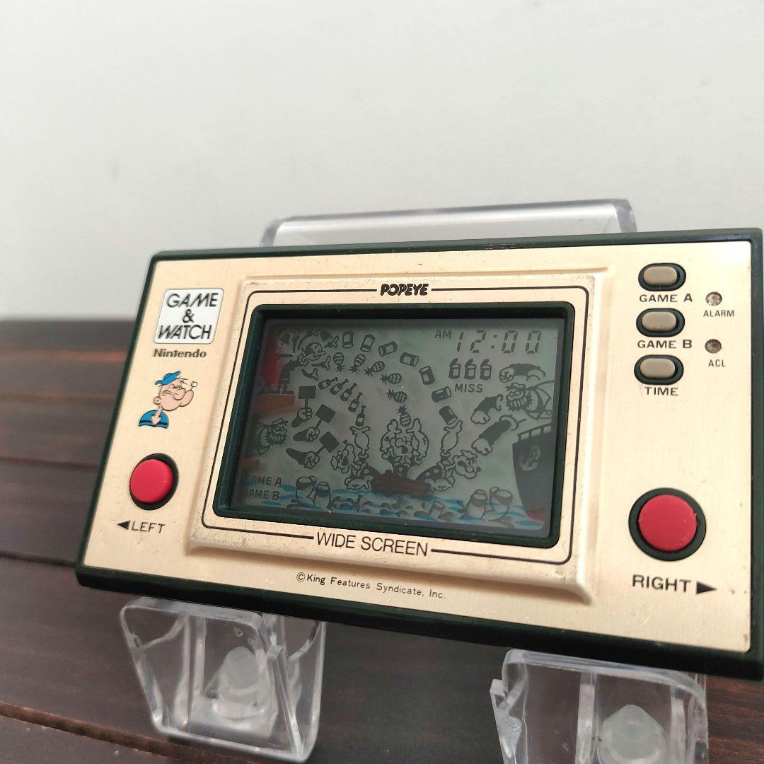 NINTENDO GAME AND & WATCH Popeye Wide Screen 1981 tested very good free shipping