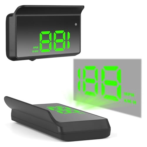 Heads Up Display GPS Speedometer for Car Universal Windshield Head Up W2 Green