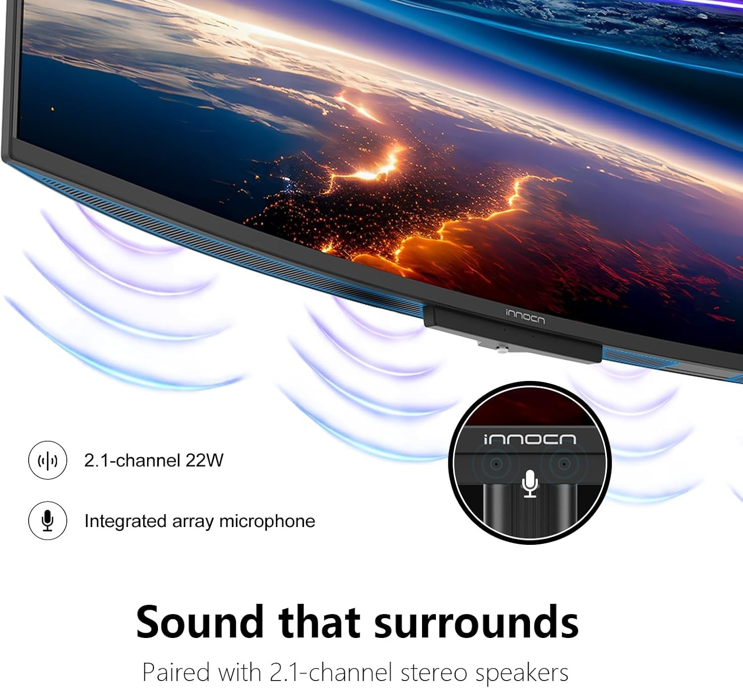 INNOCN 49Q1S 49" OLED Curved Gaming Monitor 240Hz USB-C 90W