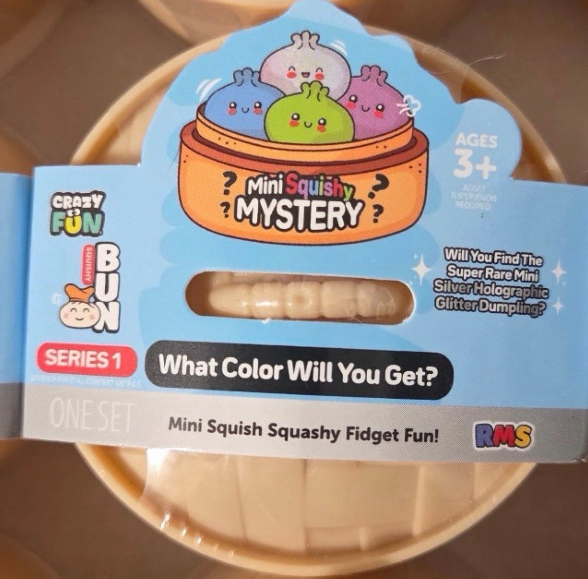 Five Below Mystery Mini Squishy Dumpling RARE GLITTER Limited Edition