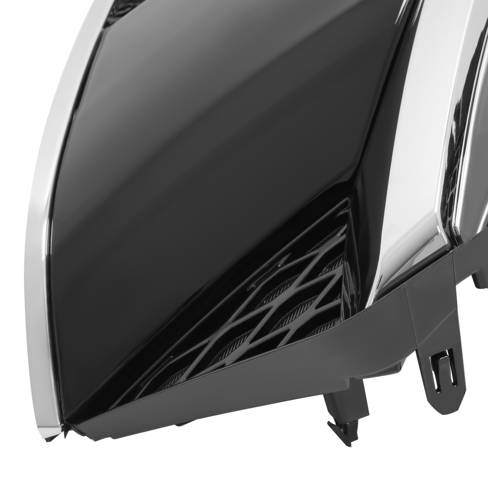 Fits Nissan Maxima 2016 2017 2018 Front Upper Bumper Grille Black & Chrome Trim