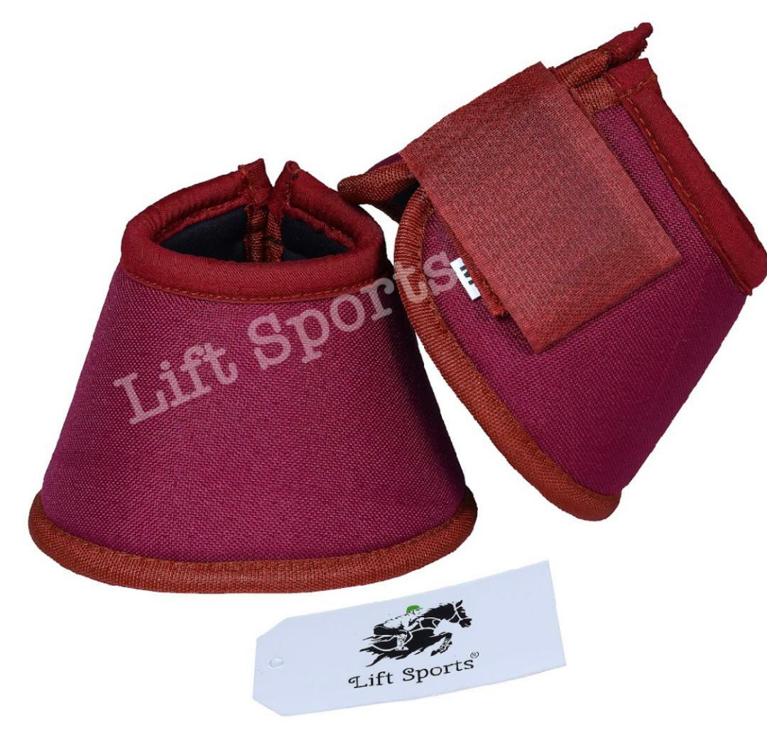Horse Bell Boots Over Reach No Turn Bell Wrap All sizes Tack Protection Equine