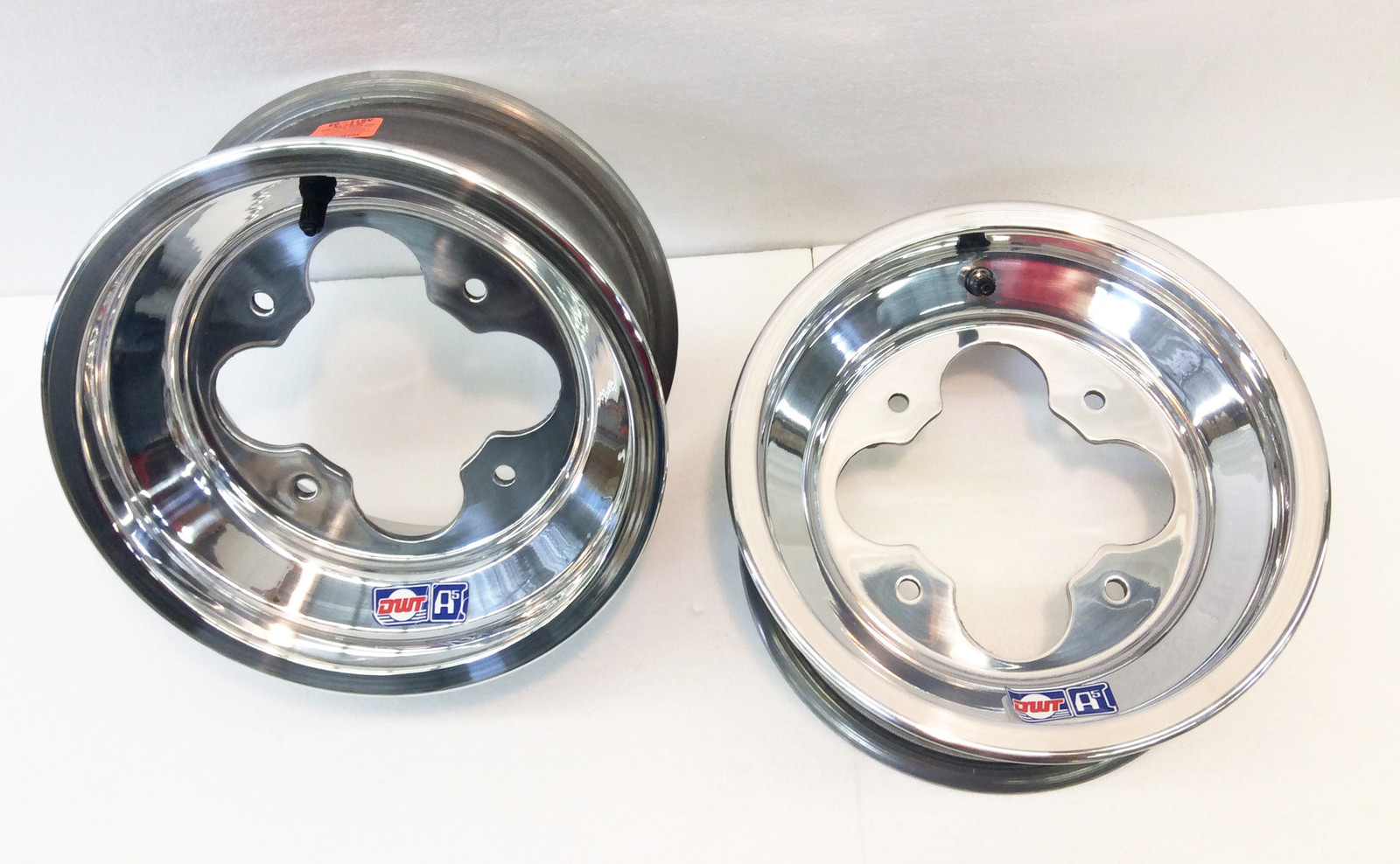 DWT A5 Rolled Lip ATV Front Wheel PAIR 10" 10x5 3+2 4/144 Suzuki LTR450 LTZ400