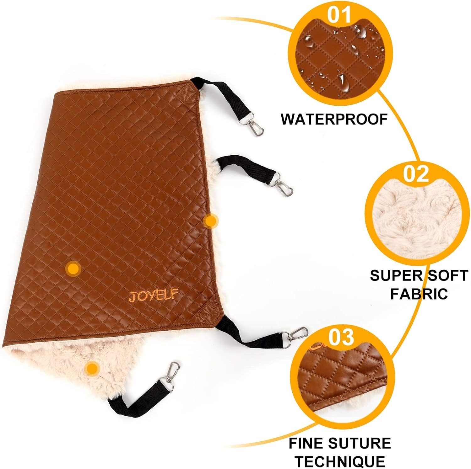 Cozy Medium Cat Hammock Bed - Lightweight & Machine Washable for Small Pets