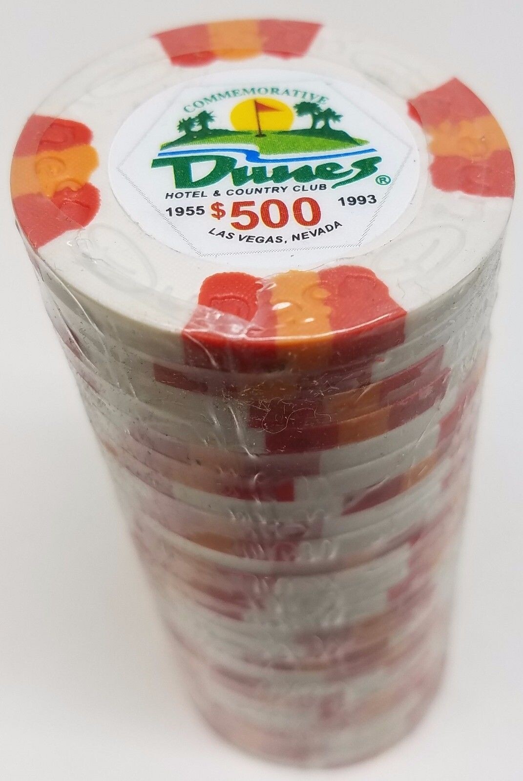 Poker Chips (25) $500 Dunes Commemorative 9 gram Clay Composite