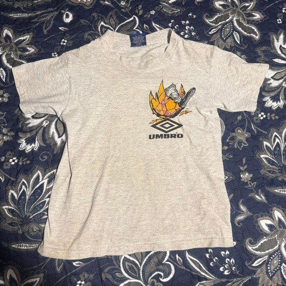 Vintage 90s Umbro Born To Play Soccer T-Shirt