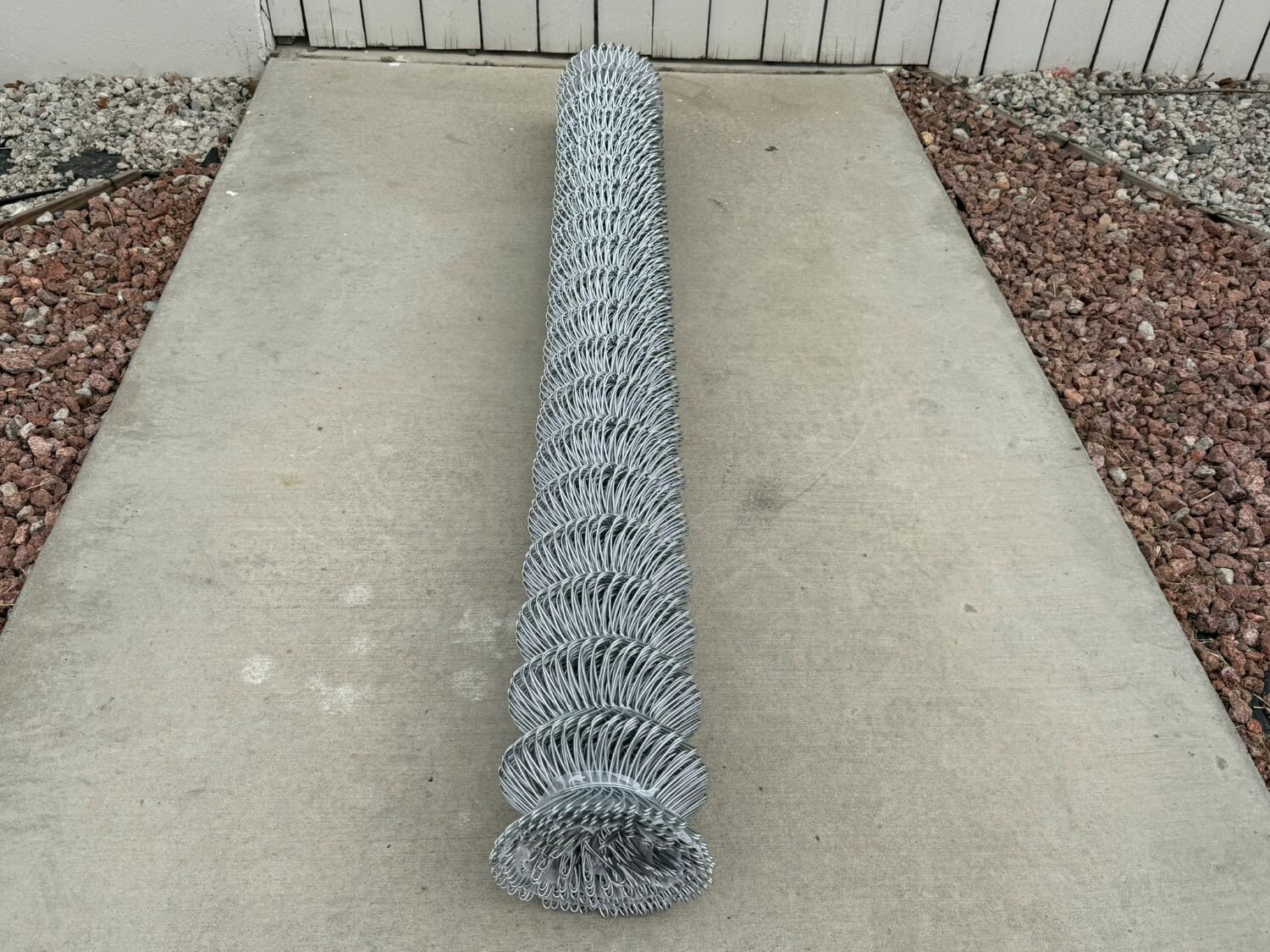 Sandbaggy 6 ft x 50 ft Galvanized Chain Link Fence Roll - 11.5 Ga Steel (1 Roll)
