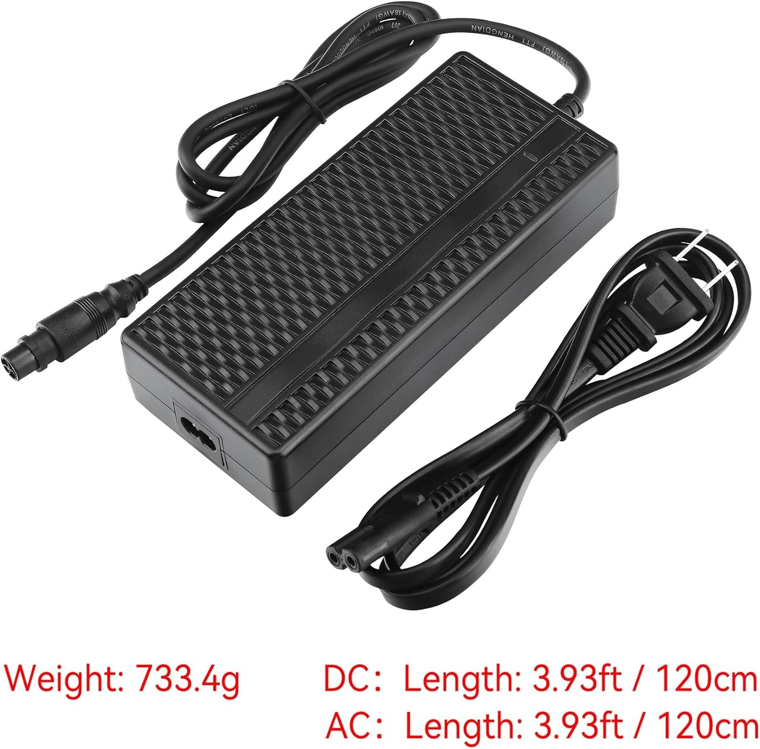 42V 4A 4-Pin AC Adapter Charger for Oraimo Electric Bike Monster 100 Power Cord