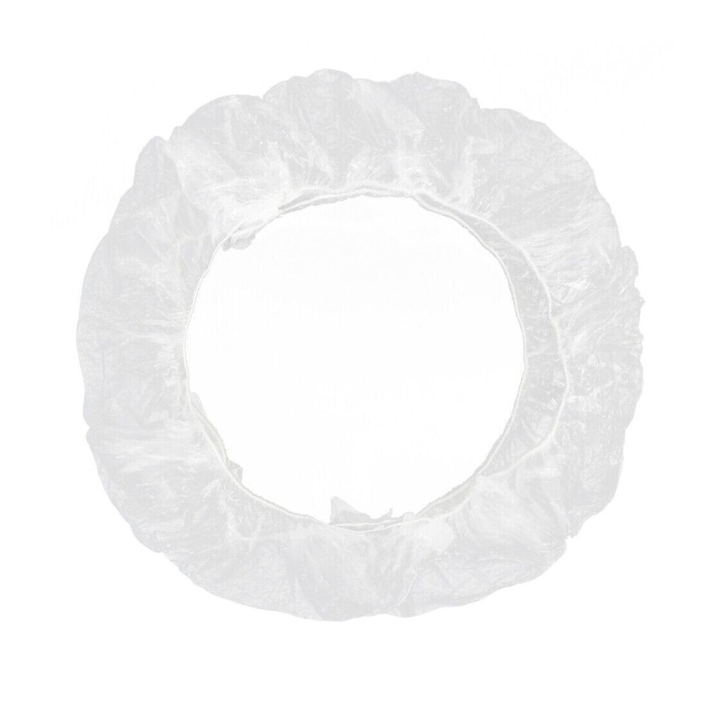 Universal Disposable Plastic Car Steering Wheel Cover Elastic Protective Covers