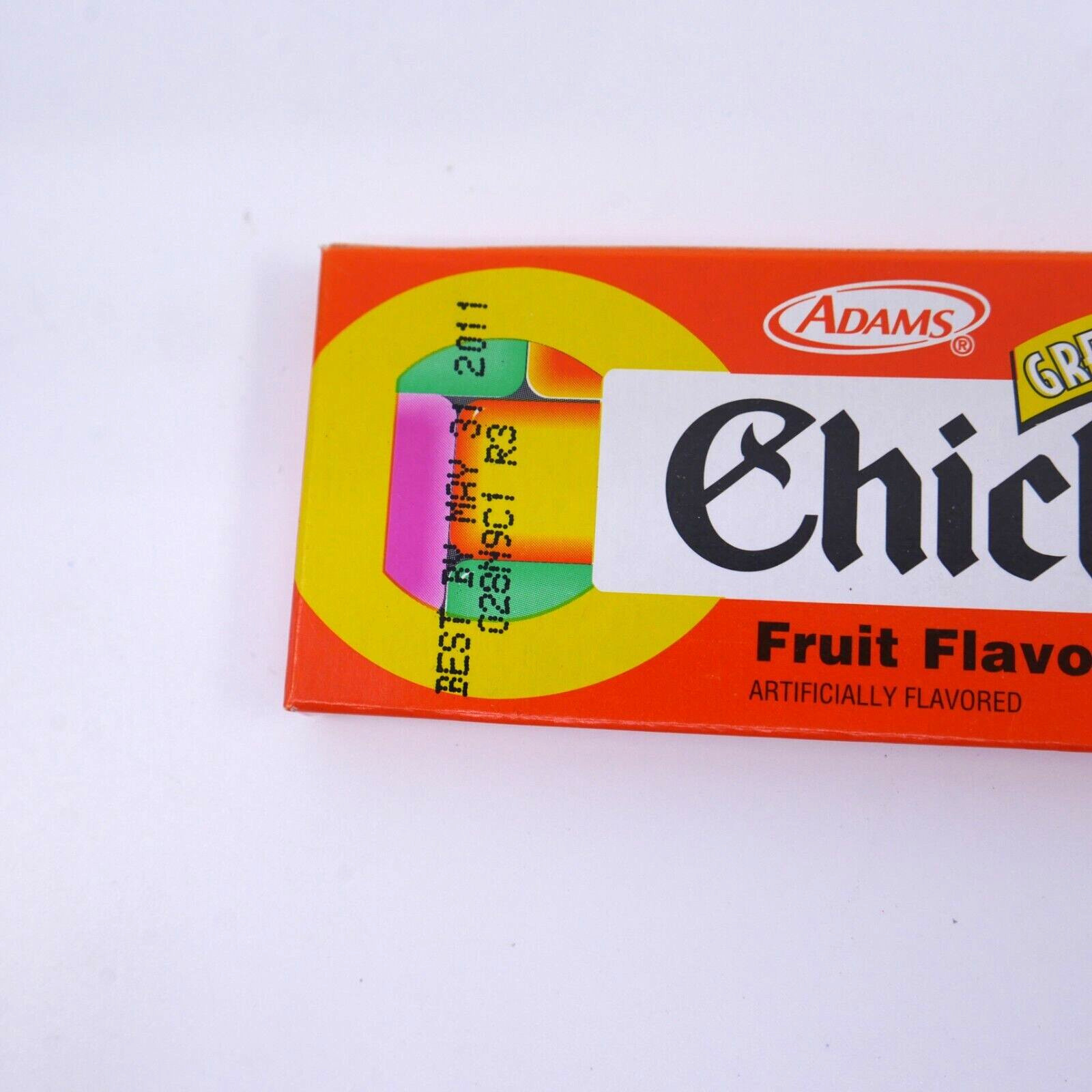 Chiclets Chewing Gum Fruit Flavored ADAMS OPENED/Unsealed pack**COLLECTIBLE**