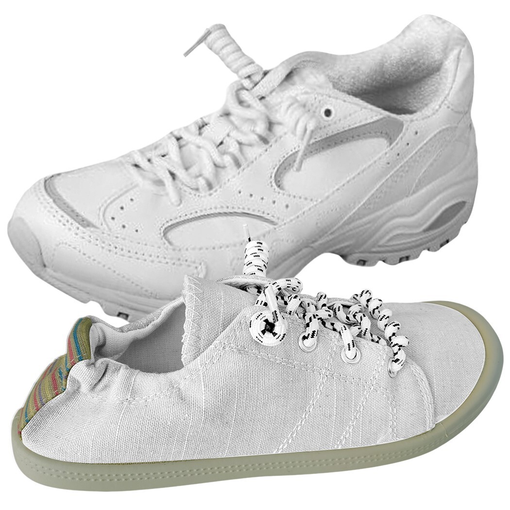 FOOTMATTERS Curly No Tie Shoe Laces - Elastic Spring Laces