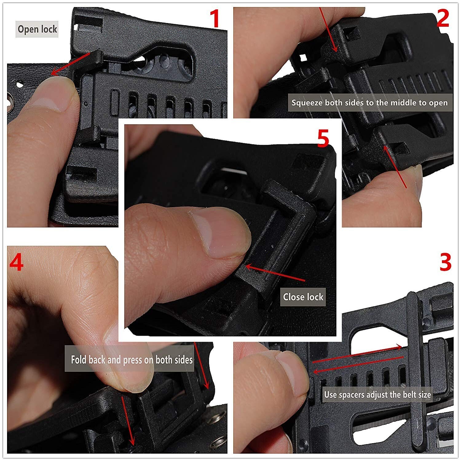 Oerla Straight Knife Fixed Blade Fine Edge Blade G10 Handle and Kydex Sheath