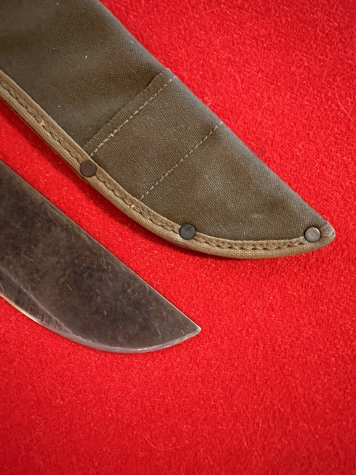 WWII Machete M1942 "TRUE TEMPER 1945")& NOS Unissued "Transitional" Scabbard!