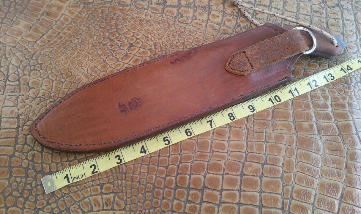 JT Custom Leather Sheath ONLY NO Knife Blade Blank TOPS TAHOMA FIELD BECKER BK7