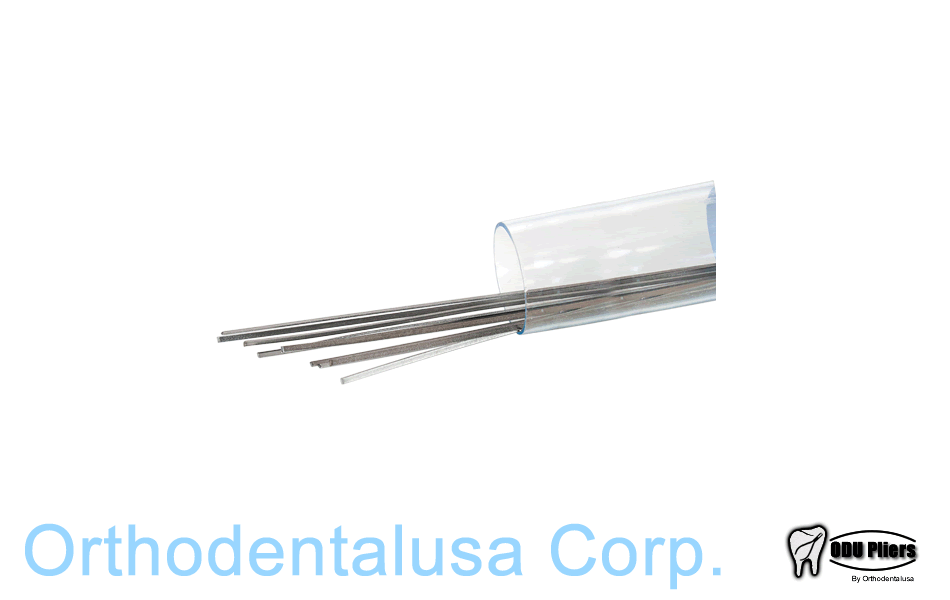 Flat Lingual RETAINER Titanium Single Strand. Size 10"x28" 6 inch (152mm) 10 pcs