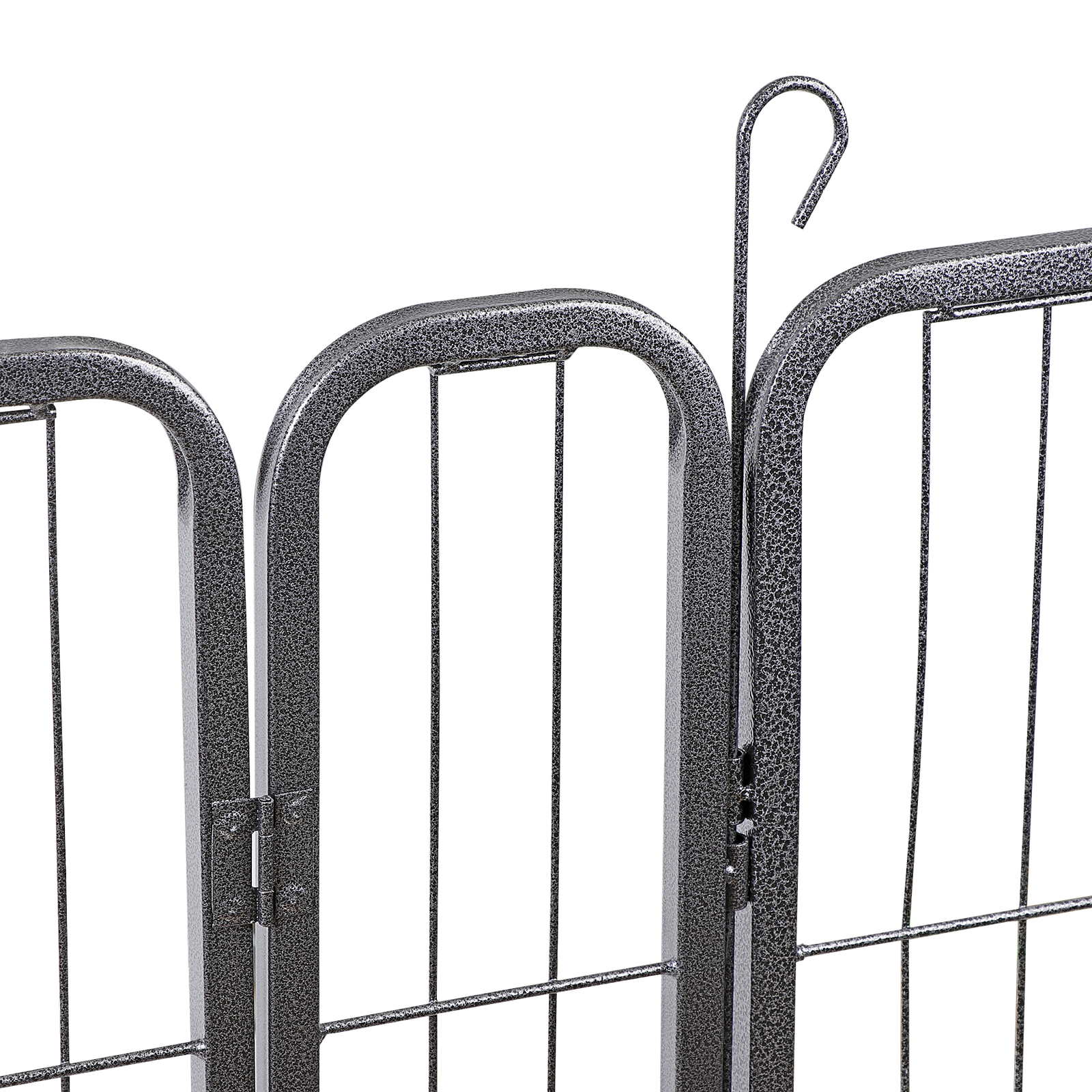 40" 8 Panel Heavy Duty Metal Pet Dog Playpen Kennel Exercise Fence Cage Black