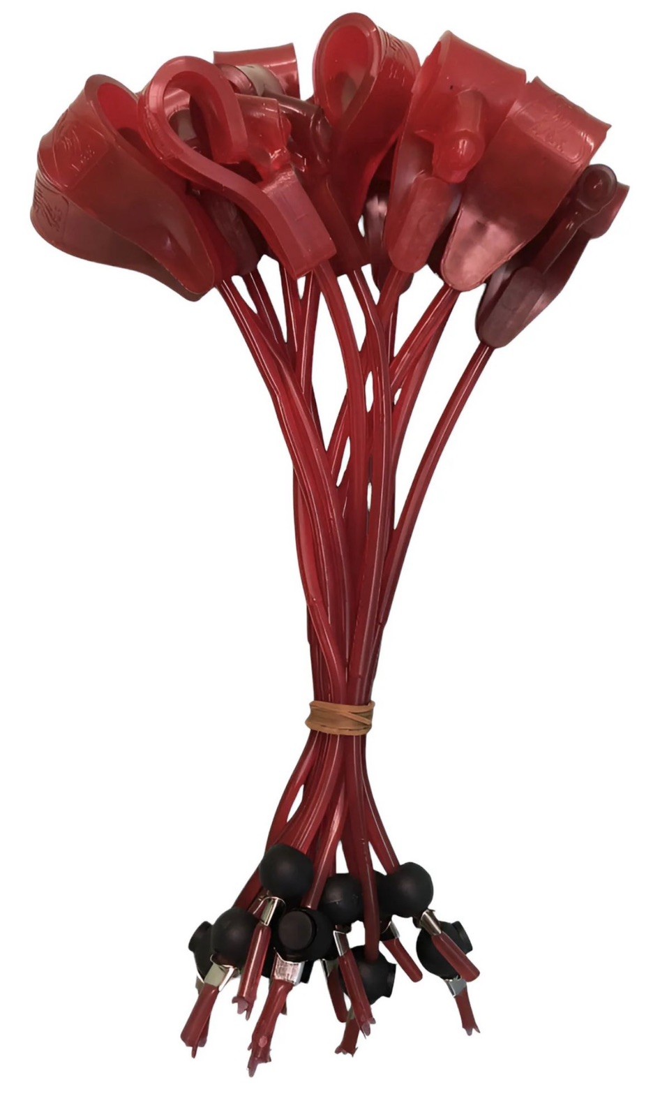 5pk Adjustable Tie Plastic Cords For Roosters/5 Pk Calzas Para Gallo De Plástico