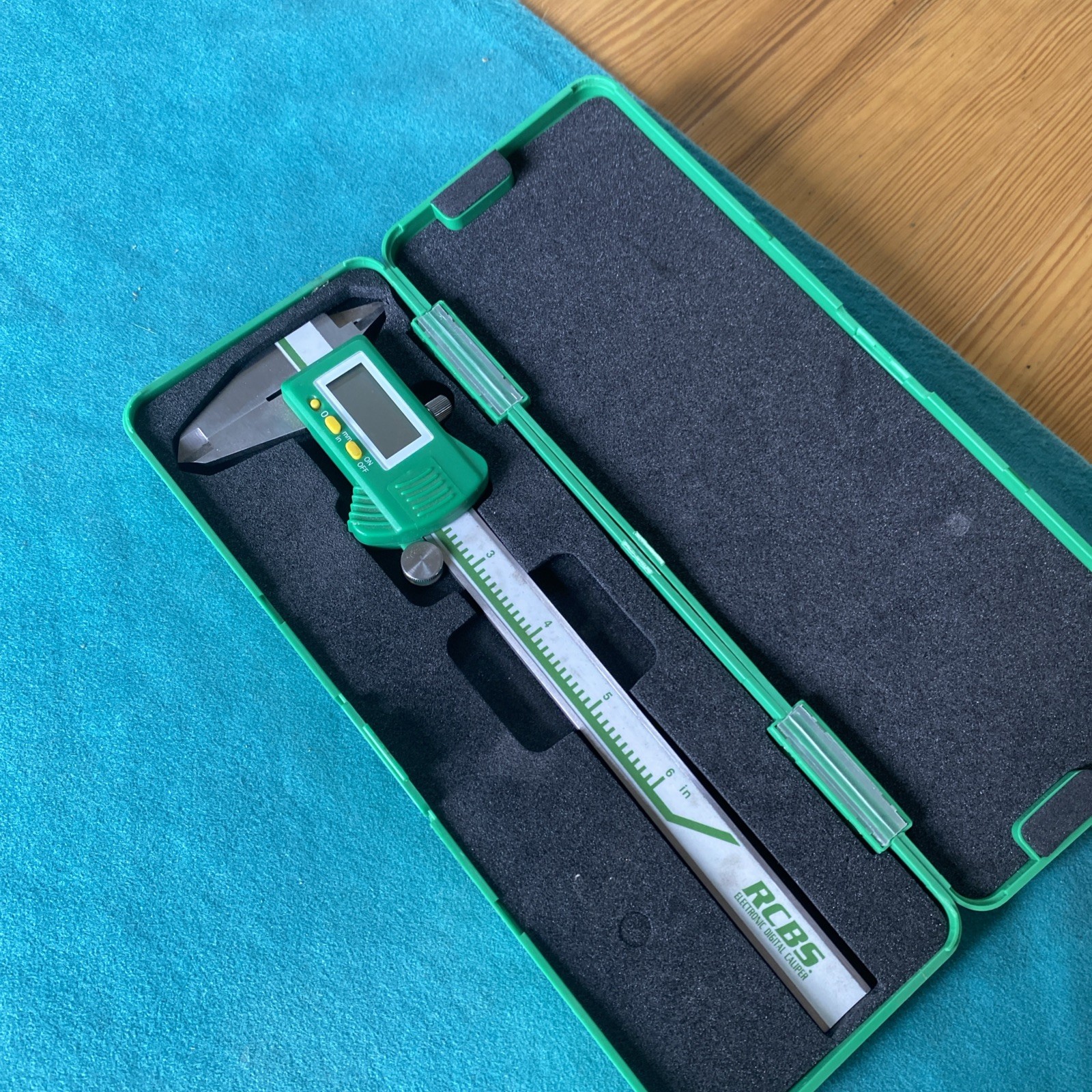 RCBS 87323 Electronic Digital Caliper In Case, New Battery, USED