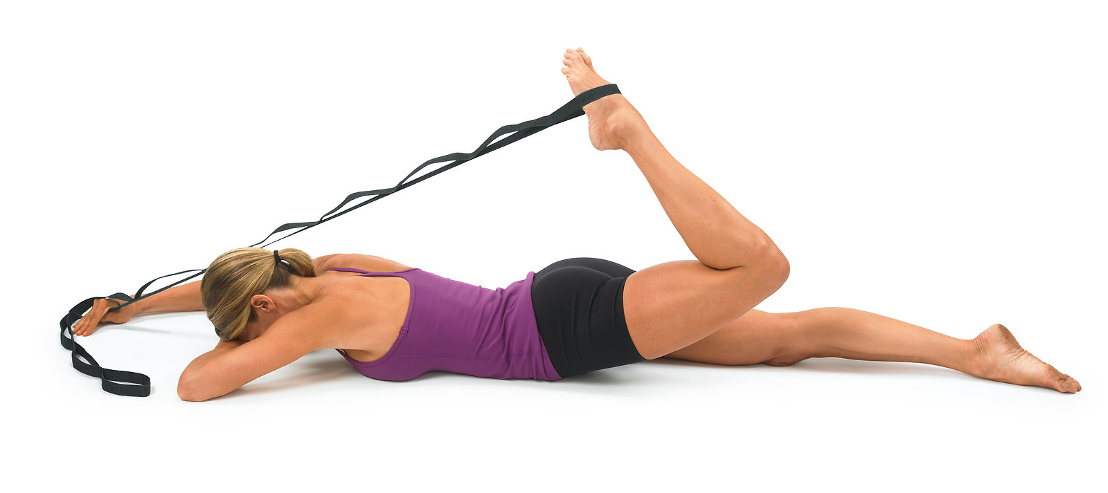 OPTP Original Stretch Out Strap XL with Stretching Exercise Poster