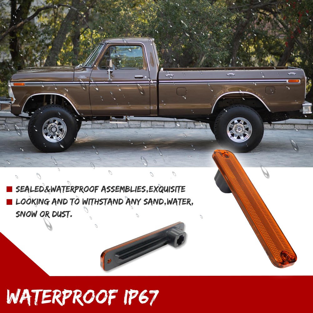 8pcs For FORD F100 F150 F250 E150 Truck 1973-1979 Tail Light Front & Side Marker