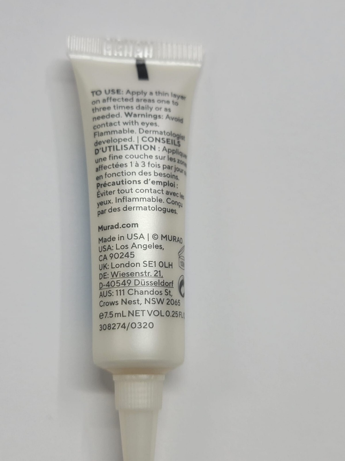 Murad Acne Control Rapid Relief Acne Spot Treatment, 0.25 oz