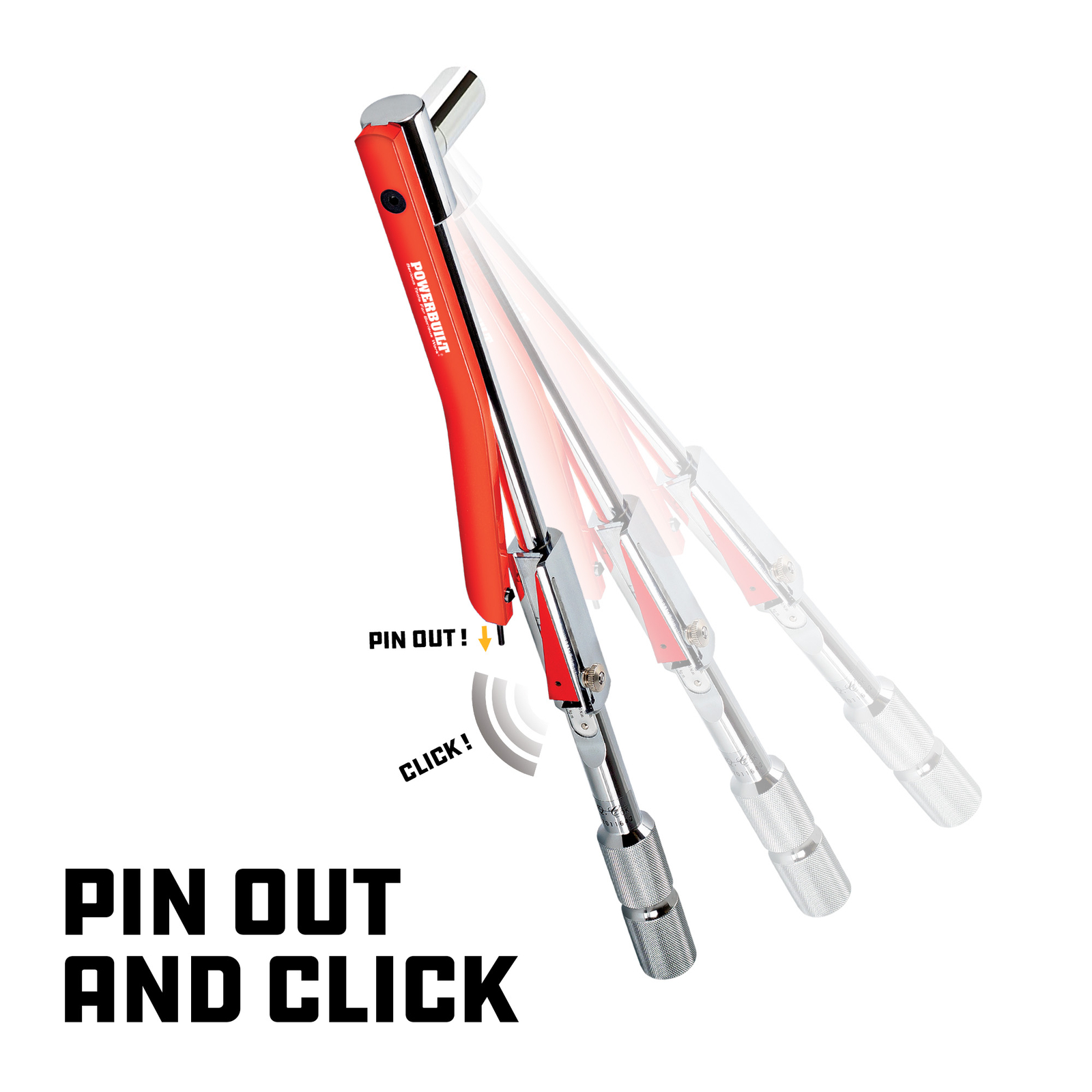 Powerbuilt 1/2-Inch Drive Deflecting Beam Torque Wrench - 649972