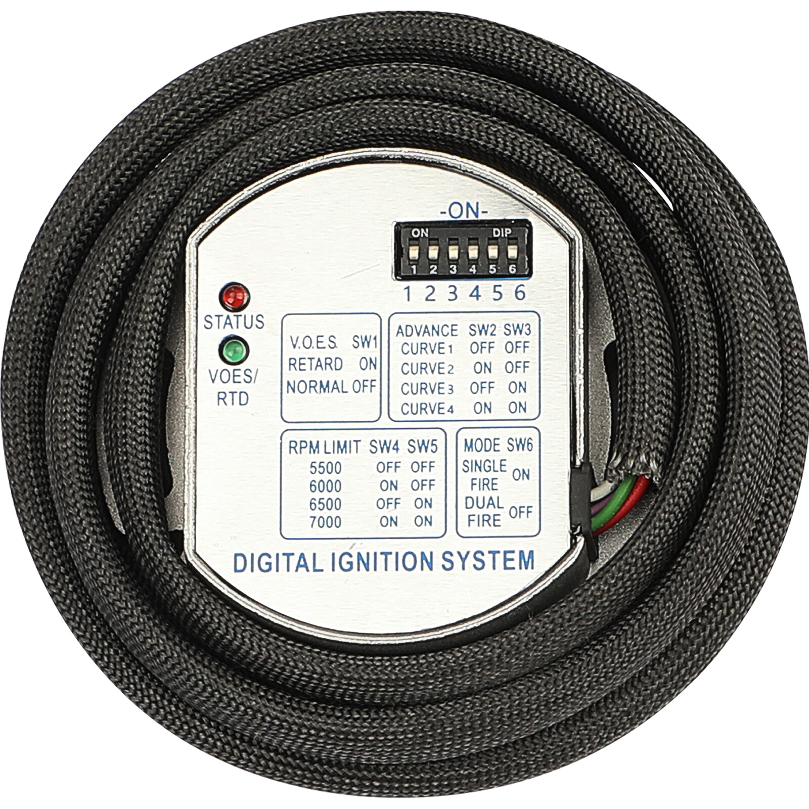 Single Fire Programmable Ignition Coil Kit 53-660 For EVO Big Twin XL Sportster