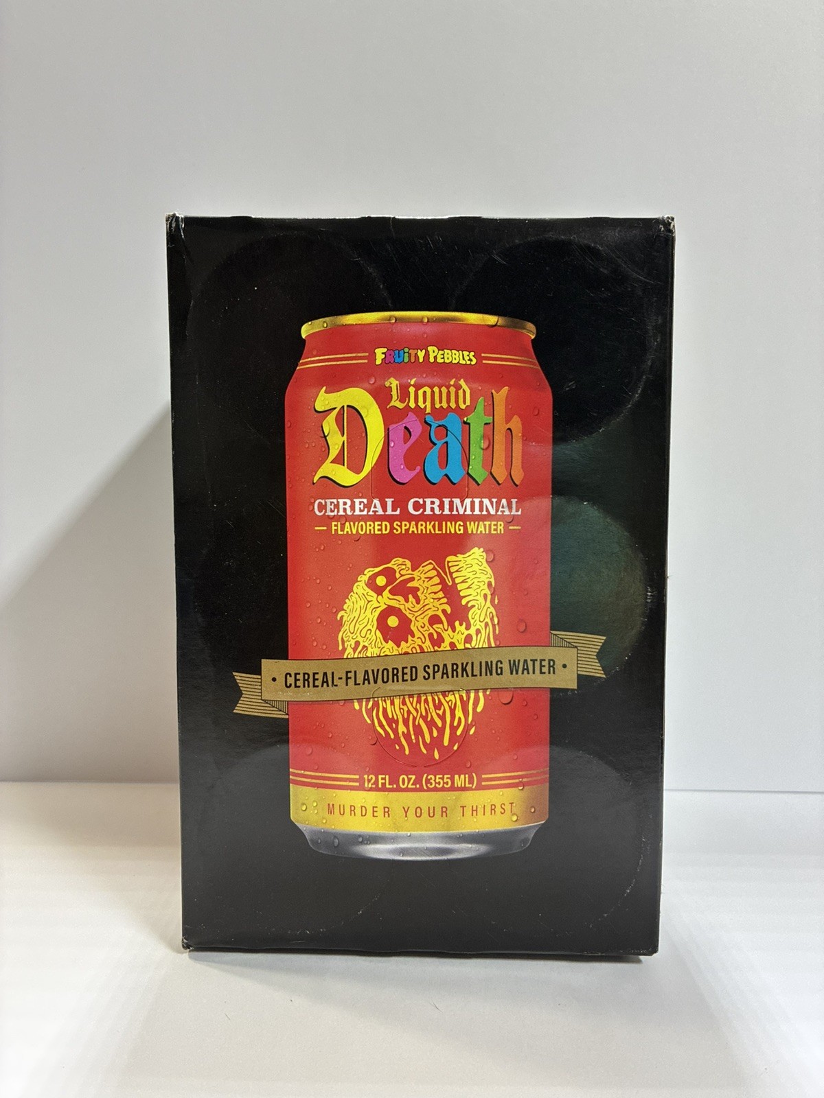 Fruity Pebbles Liquid Death Cereal Criminal Sparkling Water 6 12 Oz Cans