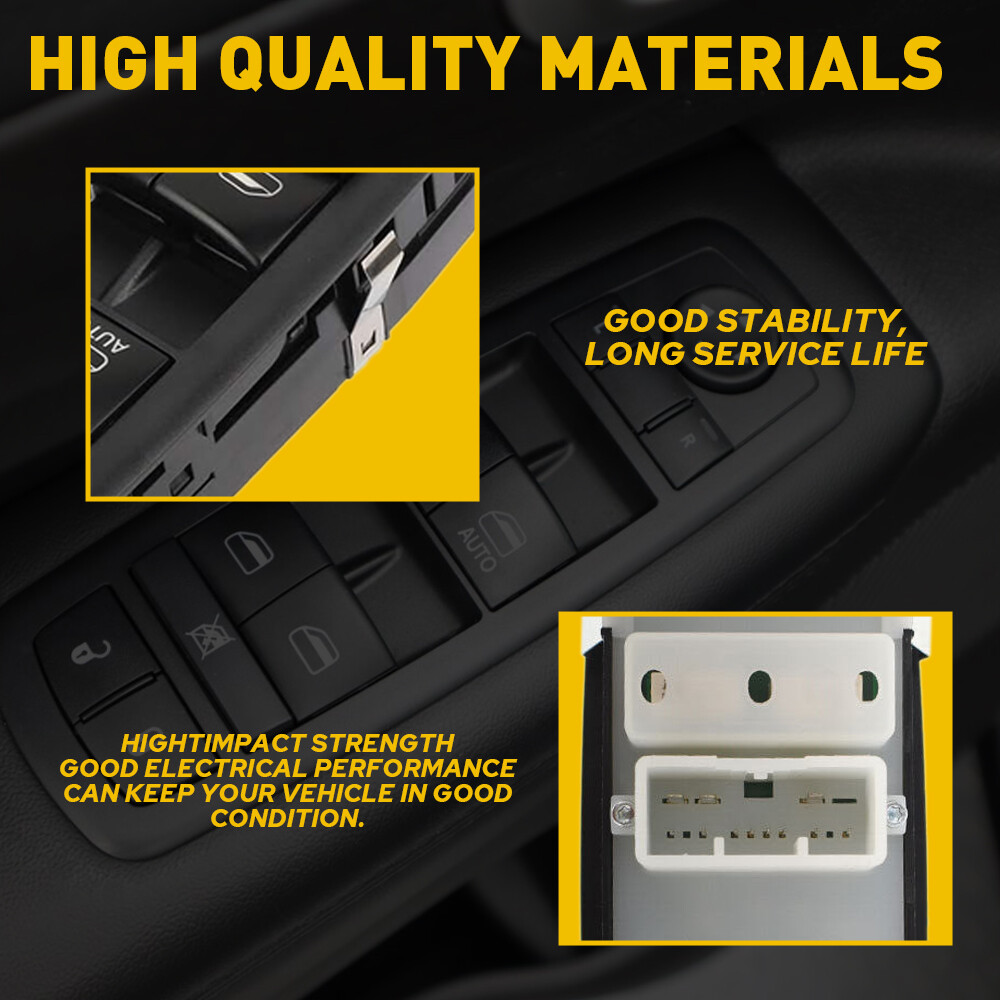 For 2014-2019 Jeep Grand Cherokee Master Power Window Switch Front Driver Side