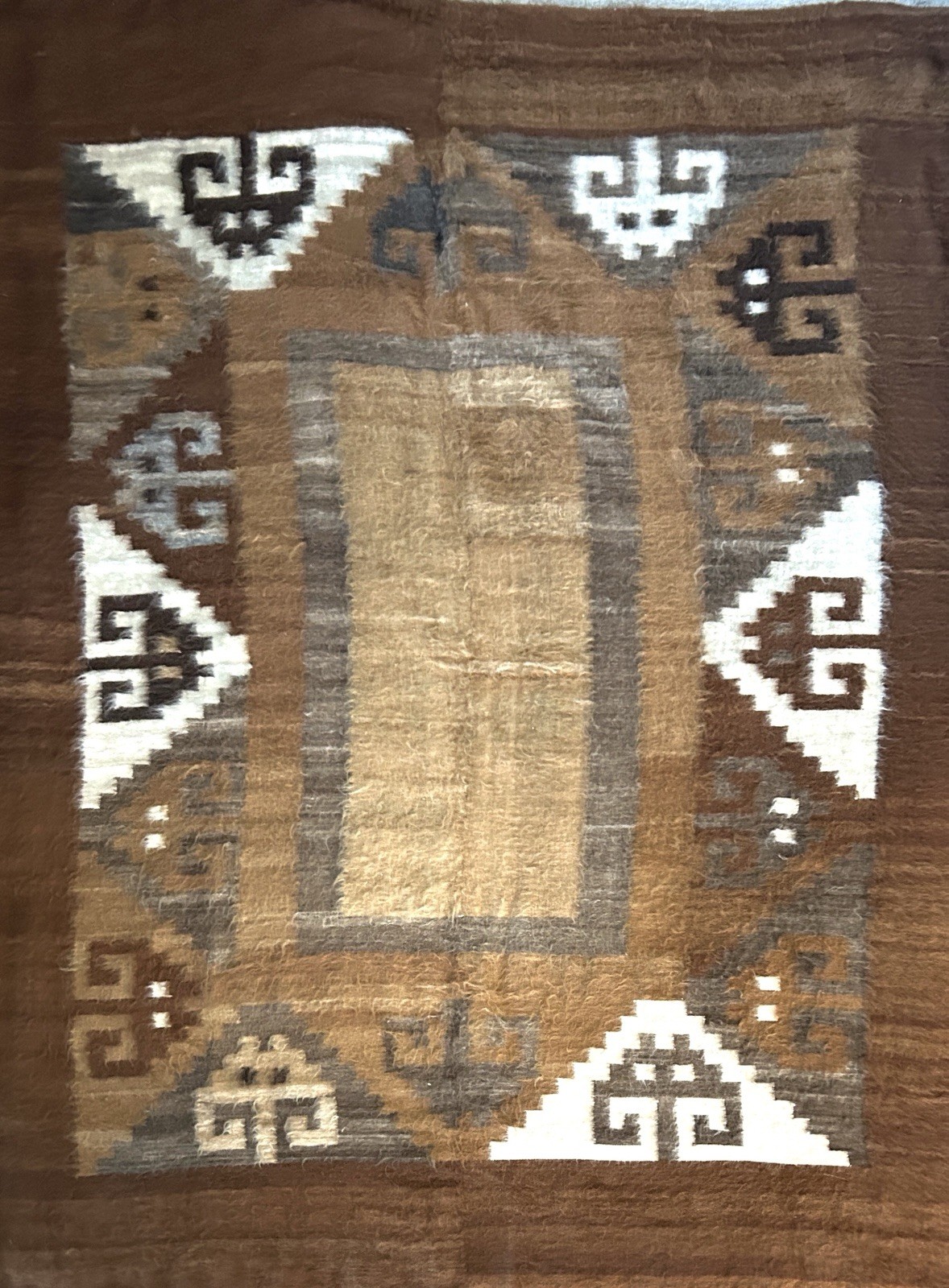 Andean Designs Virgin Alpaca Wall Hanging Tapestry Peruvian Art 67 x 88 NEW