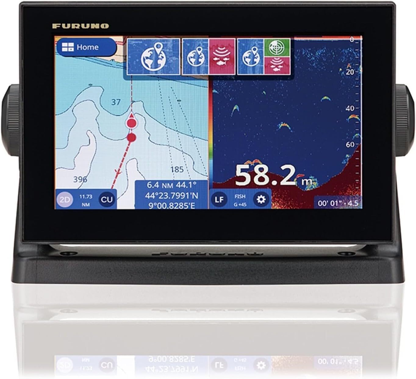 Furuno GP1971F 9" Color GPS Chartplotter 50/200 kHz 600W 1kW CHIRP Fishfinder