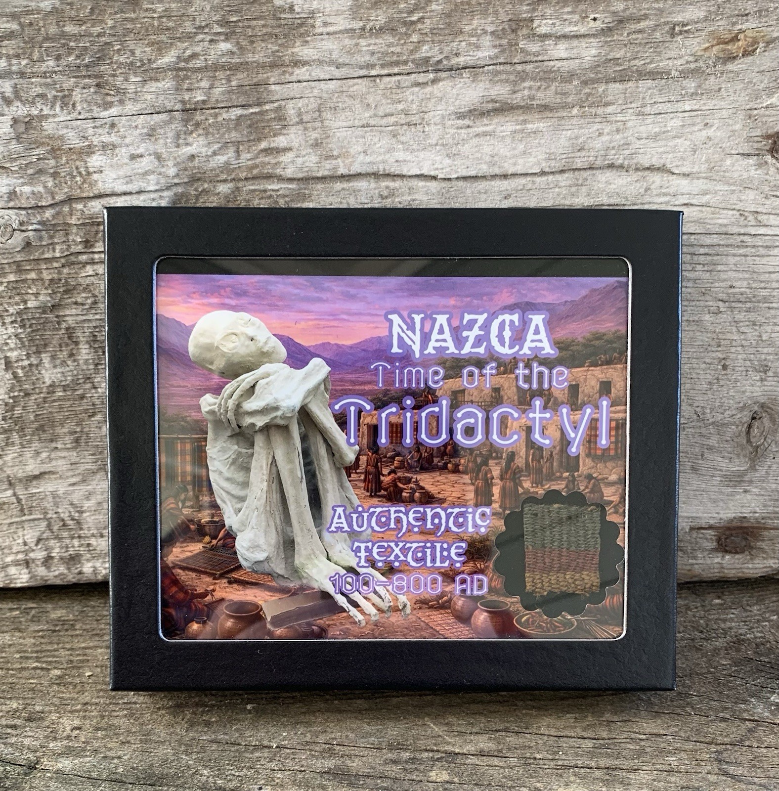 Nazca Peru “Tridactyl” Culture Period Textile Alien 100-800 AD UFO