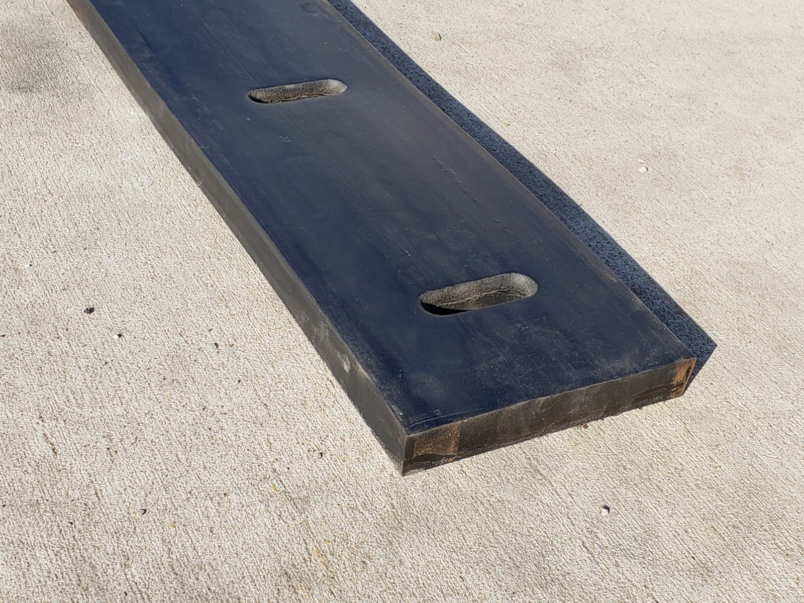 1-1/2 X 8" RUBBER EDGE FOR 14FT SNOW PUSHER RUBBER, SNOW PLOW, PROTECH - 163.75"