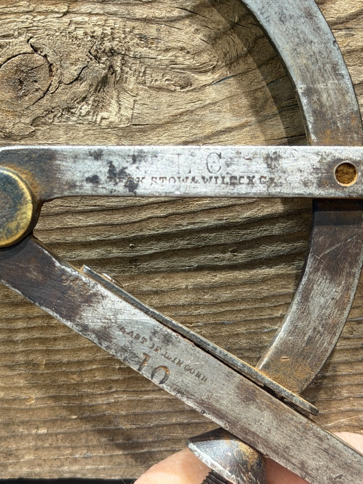 Early 1900s Peck, Stow & Wilcox Co., No. 10 Wing Divider/Caliper
