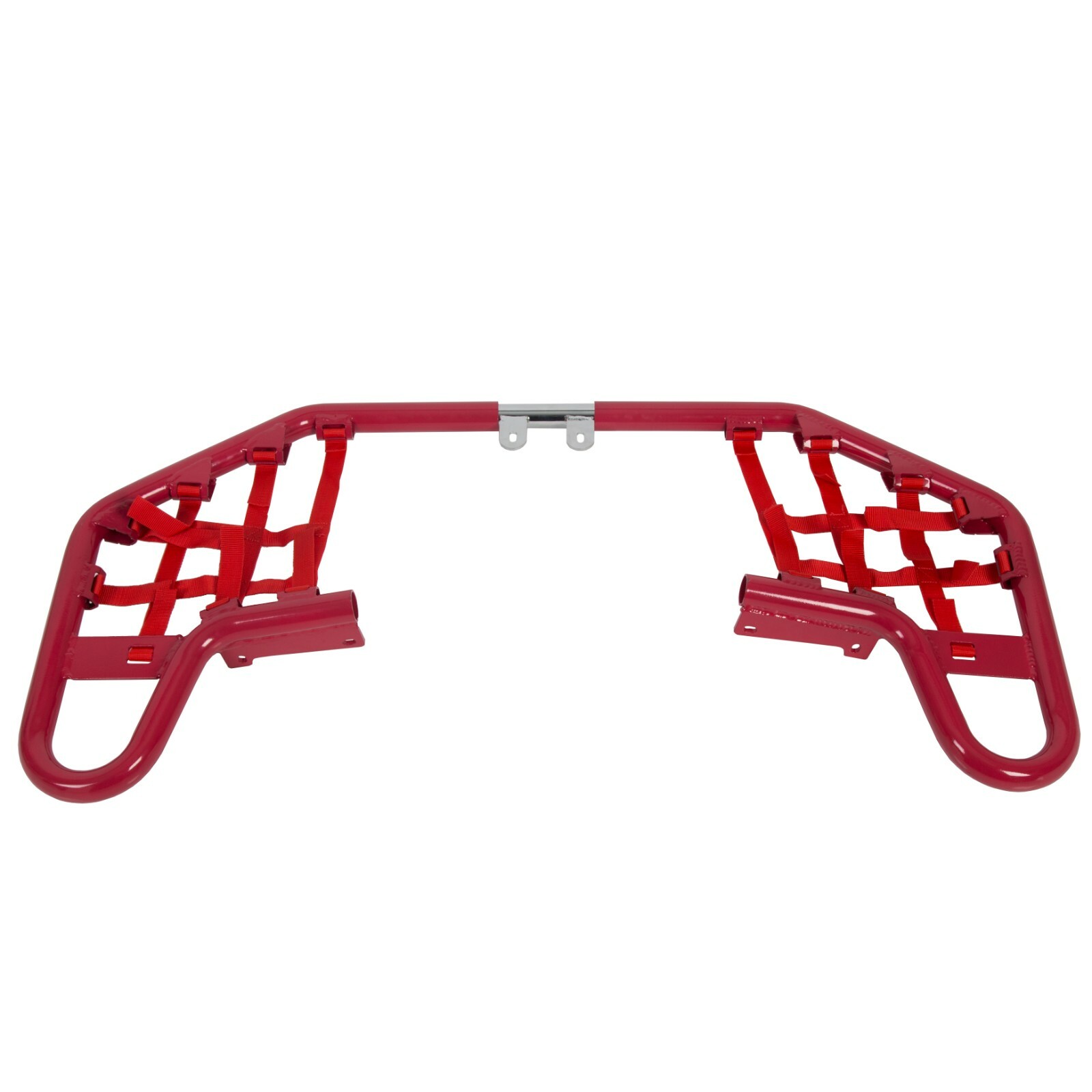 For Yamaha Warrior 350 YFM350X 1990-2004 Aluminum Nerf Bars Red bar Red nets