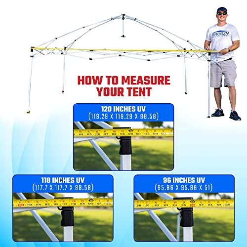 UV Protected Pop Up Canopy Replacement Cover, 96 Inches, New