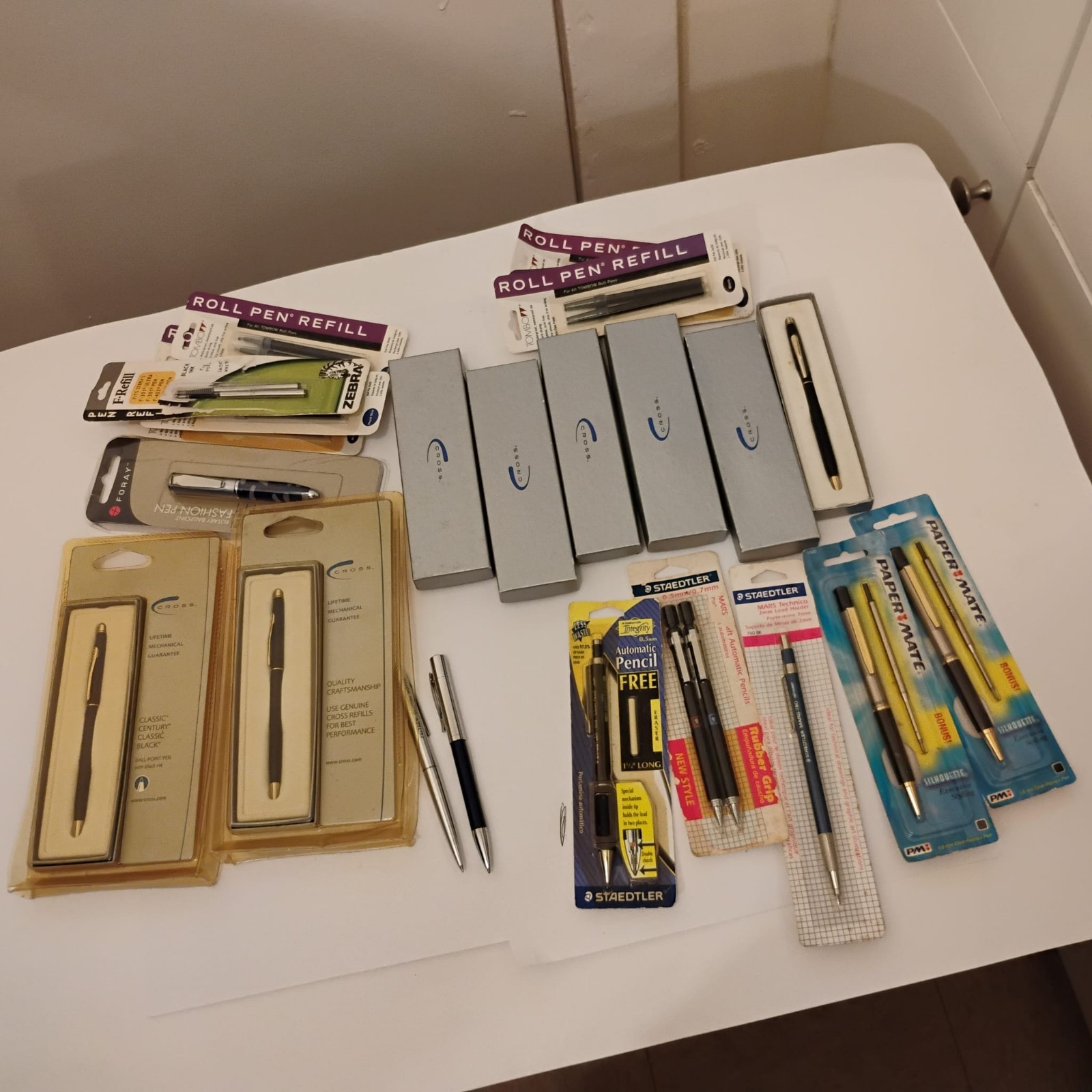 Cross Tombow Pilot vintage pens lot, used, free shipping