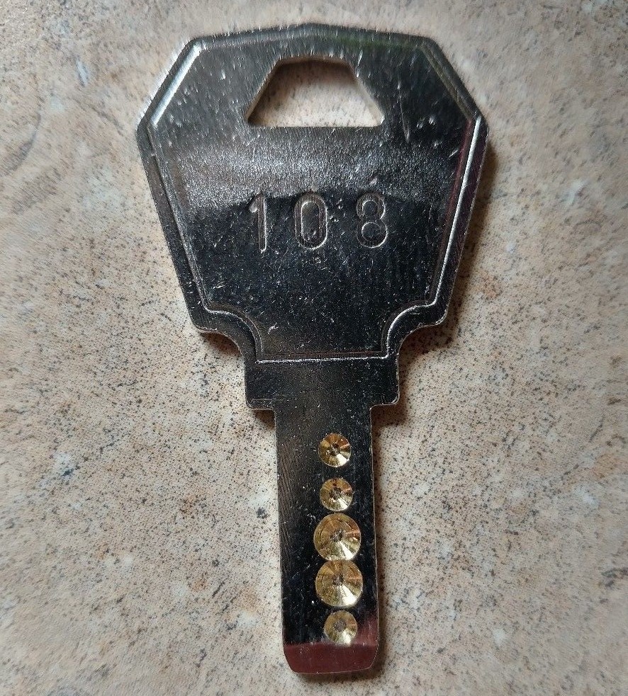 108 Cash Drawer Key Compatible with Star Max CD5 1918 37990480 KEY-CD5-9D-108