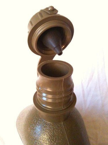 NEW US Military 2 Quart Canteen 2 Qt Collapsible M-1 NBC Chem Cap BPA Free OD