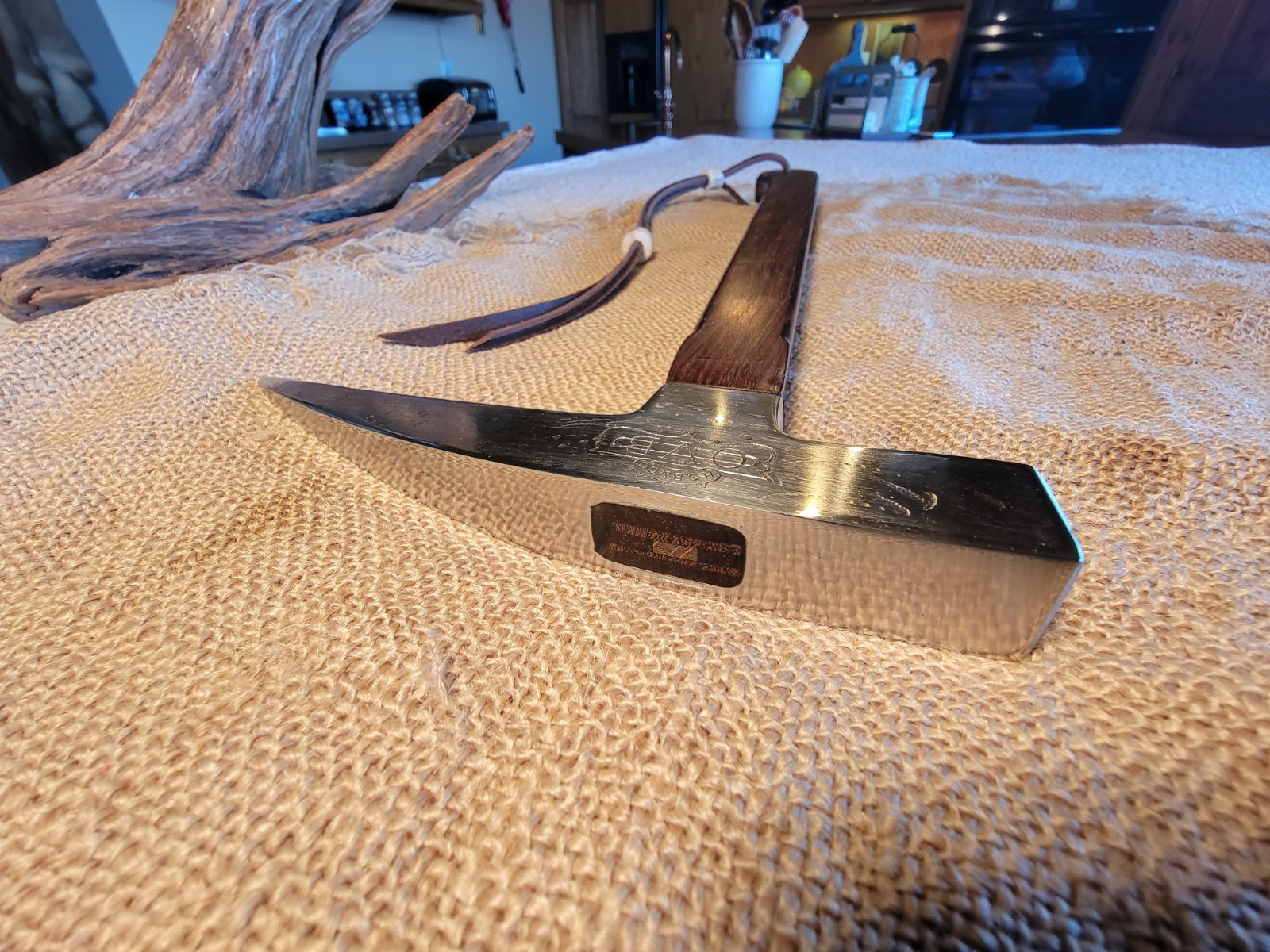 ANTIQUE HIBBARD SPENCER BARTLETT OVB ROCK PICK PROSPECTOR HAMMER NEW BRW HDL.