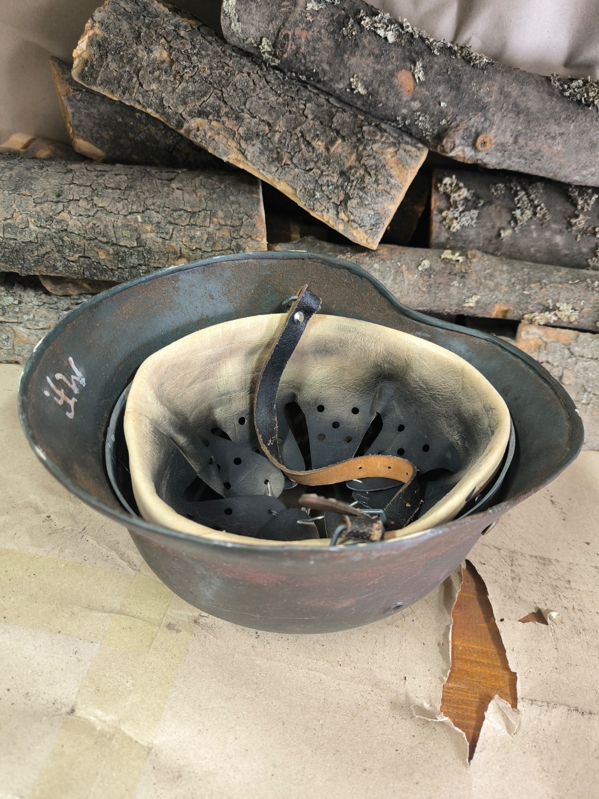 WW2 M40 German Helmet WWII M 40. Combat helmet.size 64