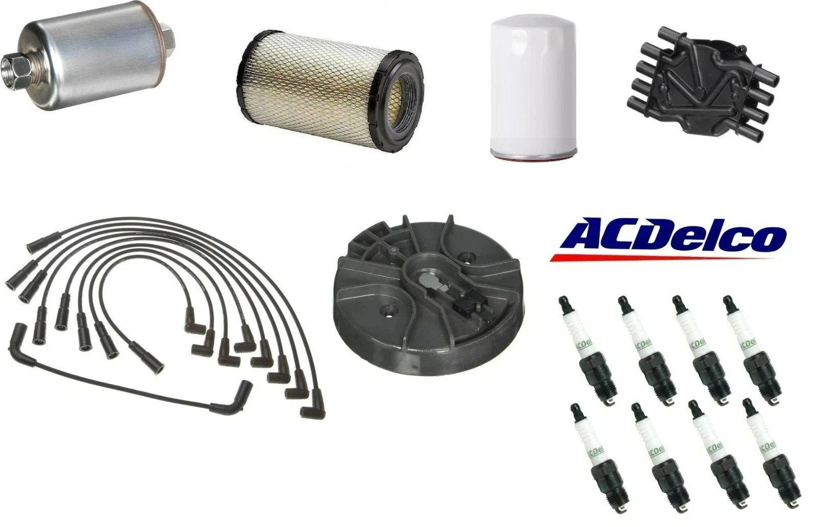 Tune Up Kit (NGK Wires & Plugs) 1996-1999 for Chevrolet C1500 C2500 C3500 5.7L