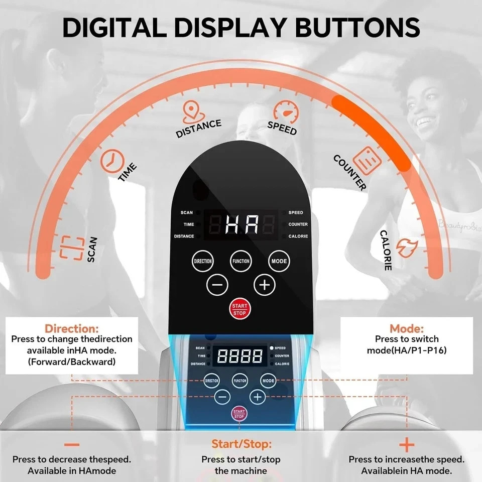 Ellipse Leg Exerciser as Seen on TV, Under Desk Elliptical Machine, Seated Ex