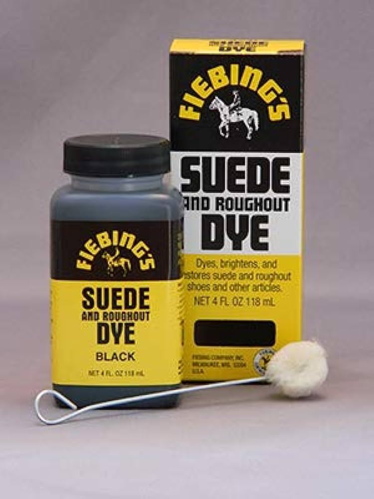 Fiebing's Suede Nubuck & Roughout Dye shoes, purse 4 Oz - 21 COLOR