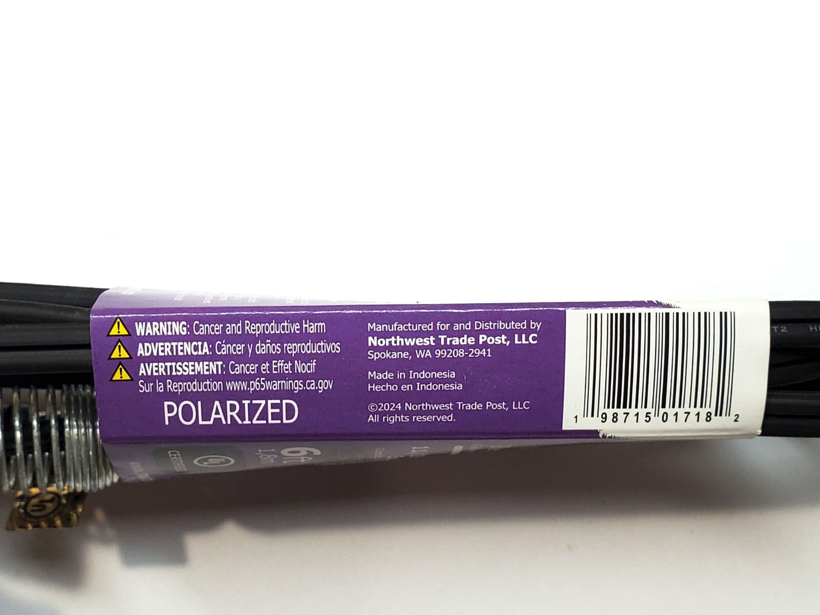 New 6' Vintage Appliance Replacement Power Cord 11/16" Center To Center Contacts