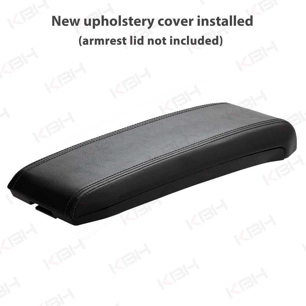 Fits 2010-2017 Chevy Equinox Leather Center Console Lid Armrest Cover Trim Black